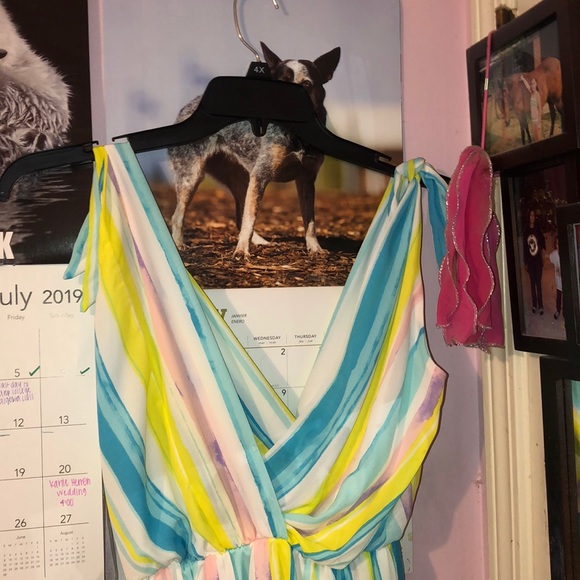 Striped romper ! Size large! - Picture 2 of 2
